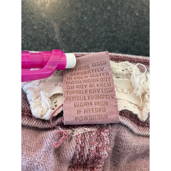 Altar'd State Pink distressed ripped jeans 29/9 - Picture 7 of 8